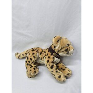 Magnussen Home Very Rare Cheetah Plush SOS Realistic with Collar Save Our Space